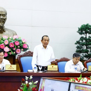 Phó Thủ tướng Thường trực Trương Hòa Bình phát biểu chỉ đạo tại hội nghị. Ảnh: VGP/Lê Sơn