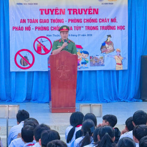 TUYÊN TRUYỀN ATGT; PHÒNG CHỐNG CHÁY NỔ; PHÒNG CHỐNG MA TUÝ TRONG HỌC ĐƯỜNG