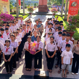 HÀNH TRÌNH VỀ NGUỒN CỦA HỌC SINH LỚP 9– KHÁM PHÁ VÀ TRẢI NGHIỆM: DẤU ẤN ĐẸP TRONG TUỔI HỌC TRÒ