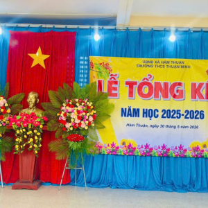 LỄ TỔNG KẾT NĂM HỌC 2025–2026 VÀ LỄ RA TRƯỜNG HỌC SINH LỚP 9: KHÉP LẠI MỘT HÀNH TRÌNH – MỞ RA NHỮNG ƯỚC MƠ