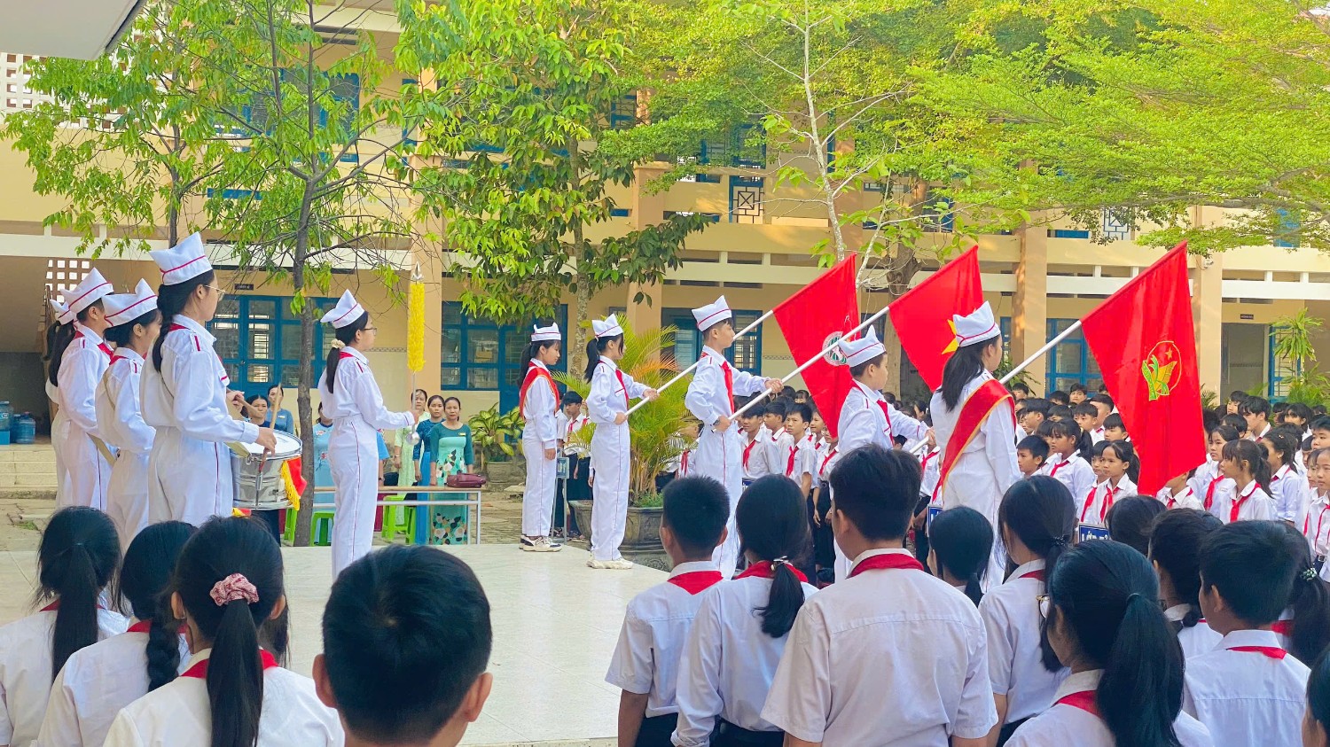 Tiến bước lên đoàn. Năm học: 2024 - 2025