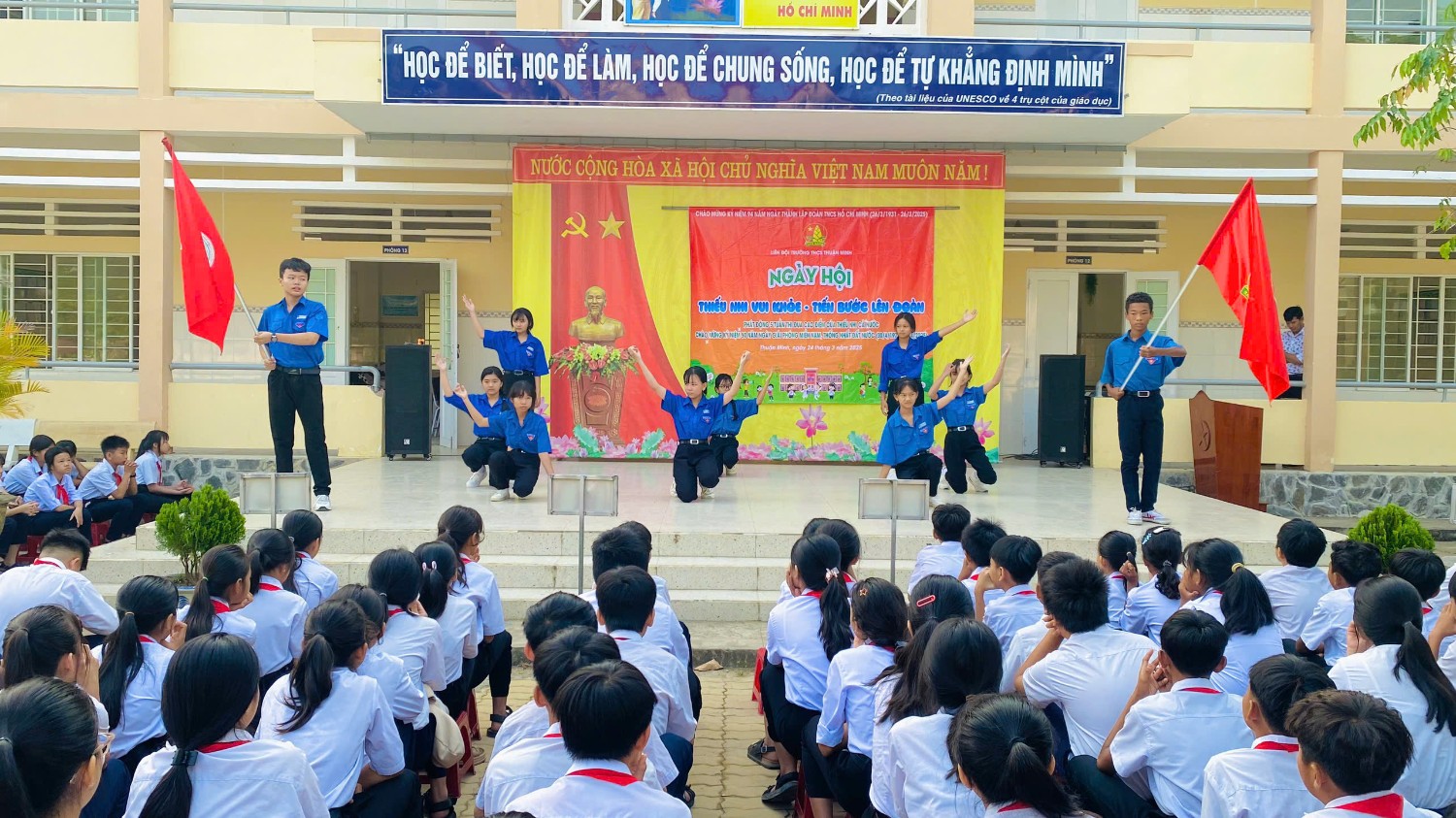 Tiến bước lên đoàn. Năm học: 2024 - 2025