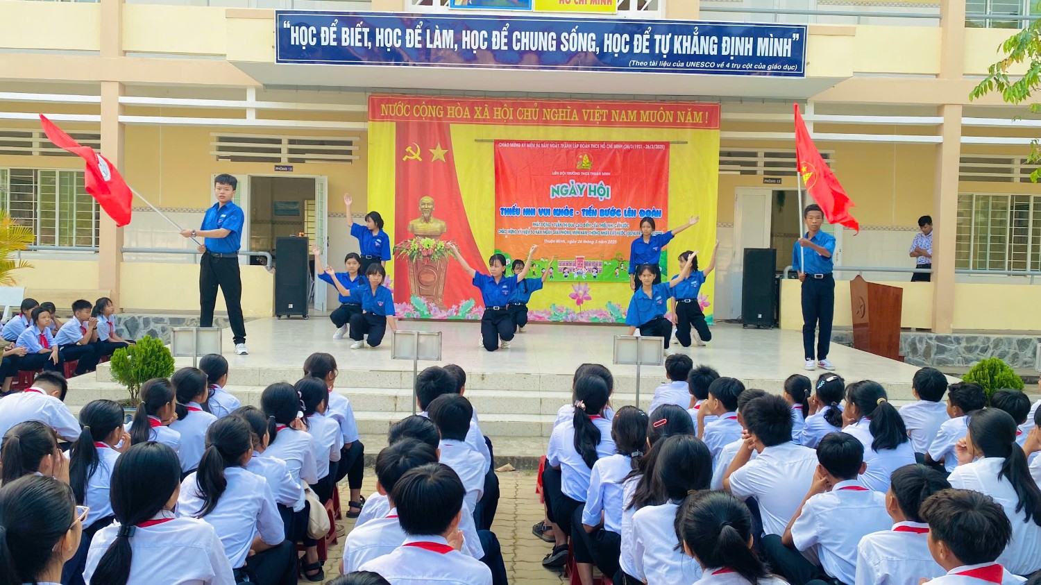 Tiến bước lên đoàn. Năm học: 2024 - 2025