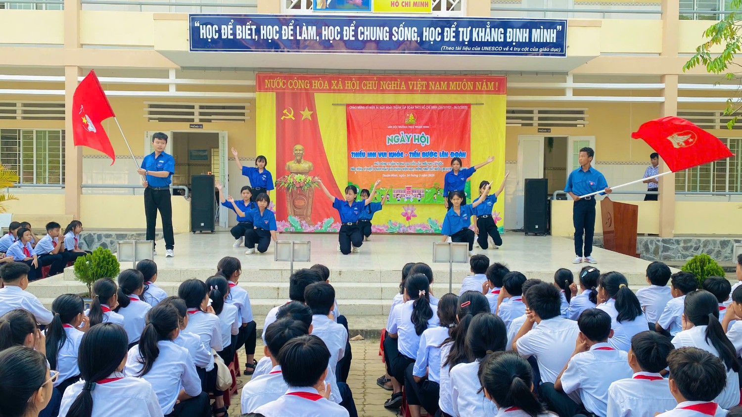 Tiến bước lên đoàn. Năm học: 2024 - 2025