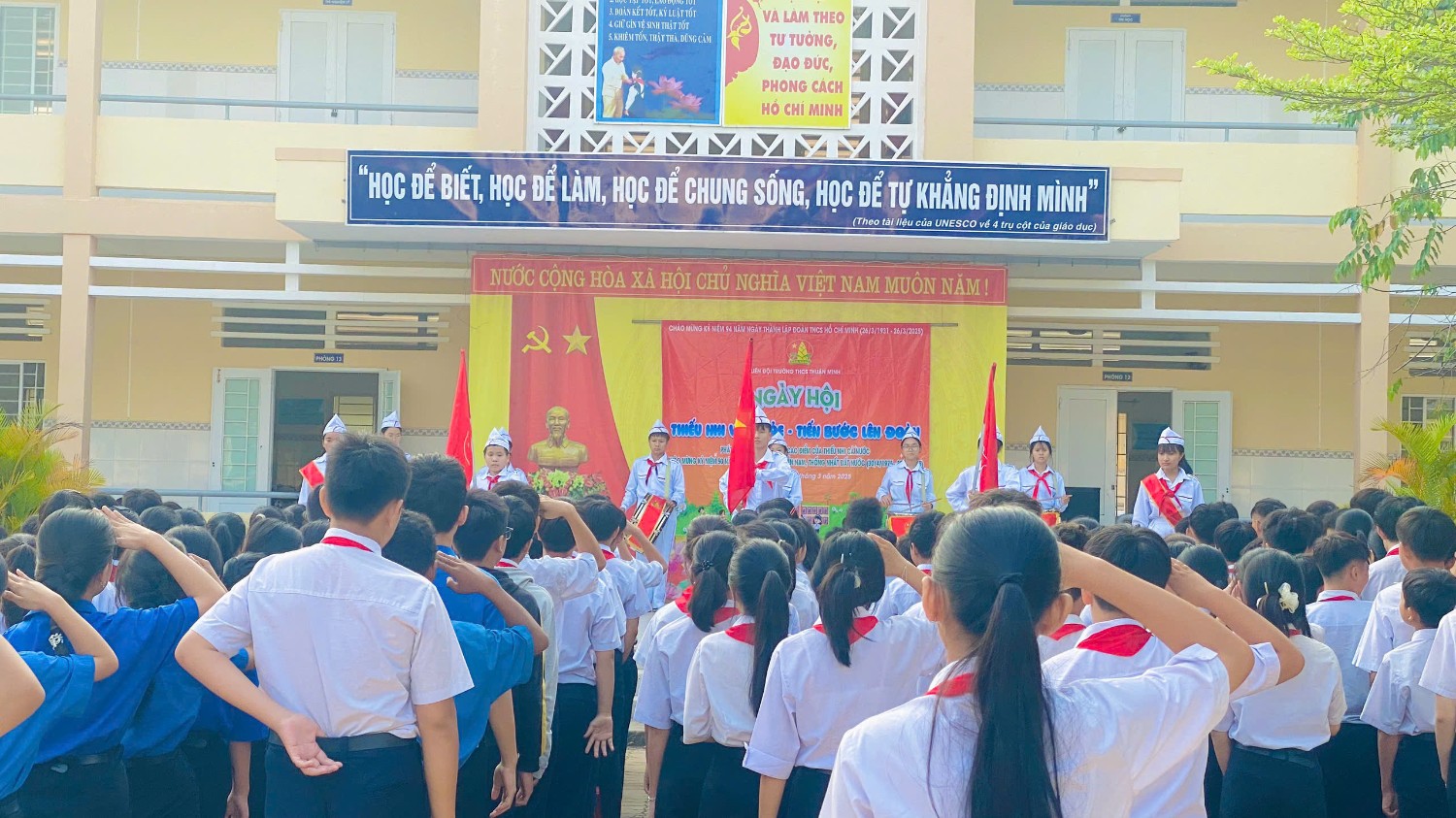 Tiến bước lên đoàn. Năm học: 2024 - 2025