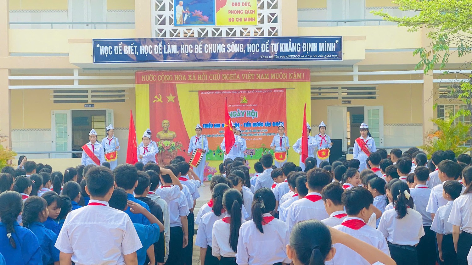 Tiến bước lên đoàn. Năm học: 2024 - 2025