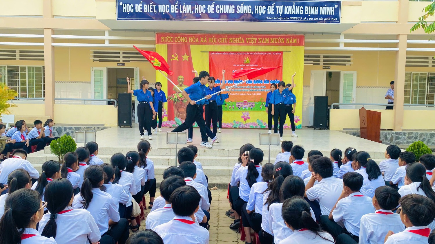 Tiến bước lên đoàn. Năm học: 2024 - 2025