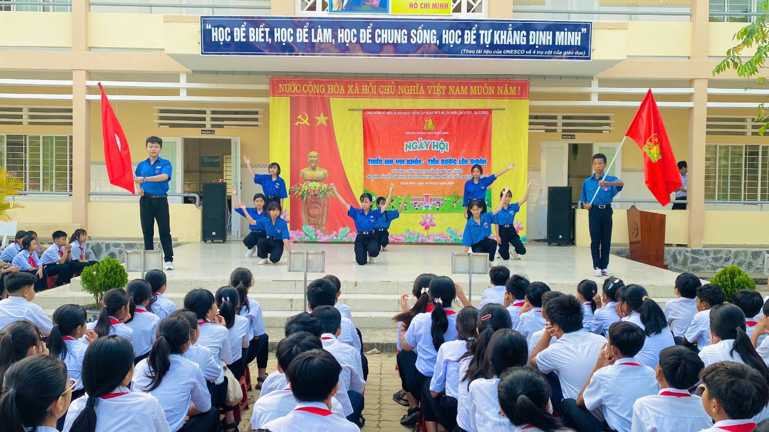 Tiến bước lên đoàn. Năm học: 2024 - 2025