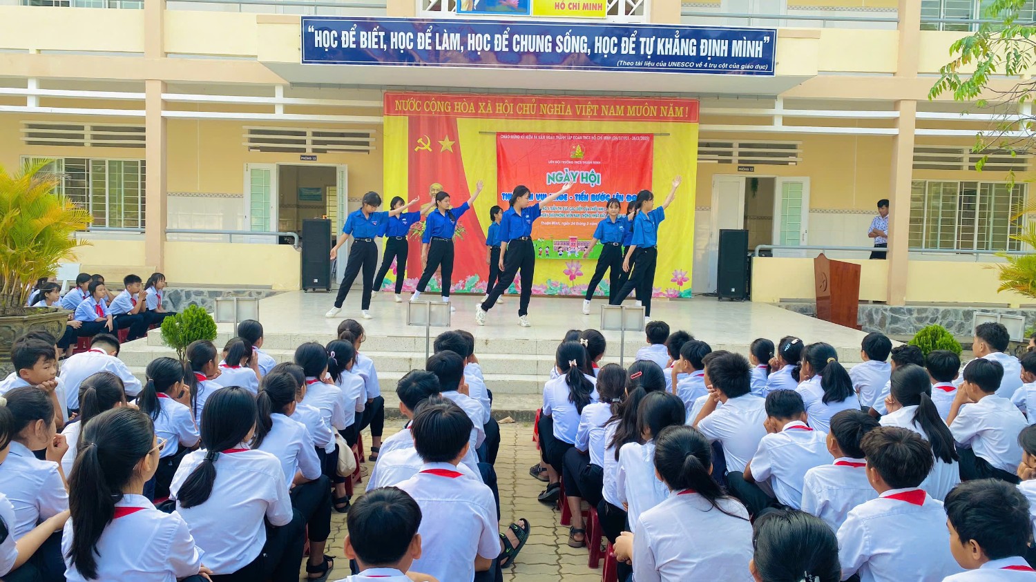 Tiến bước lên đoàn. Năm học: 2024 - 2025