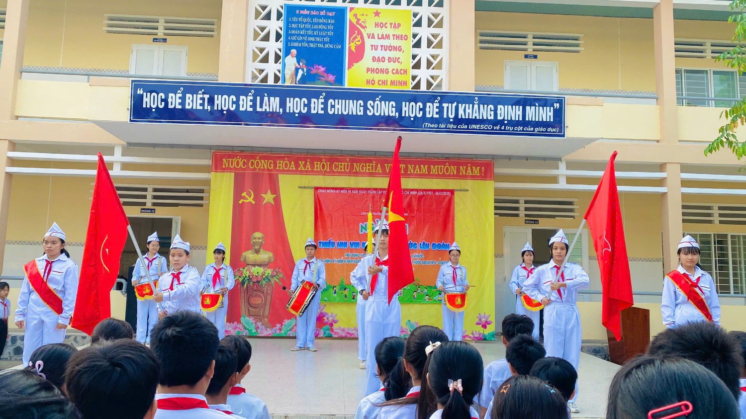 Tiến bước lên đoàn. Năm học: 2024 - 2025